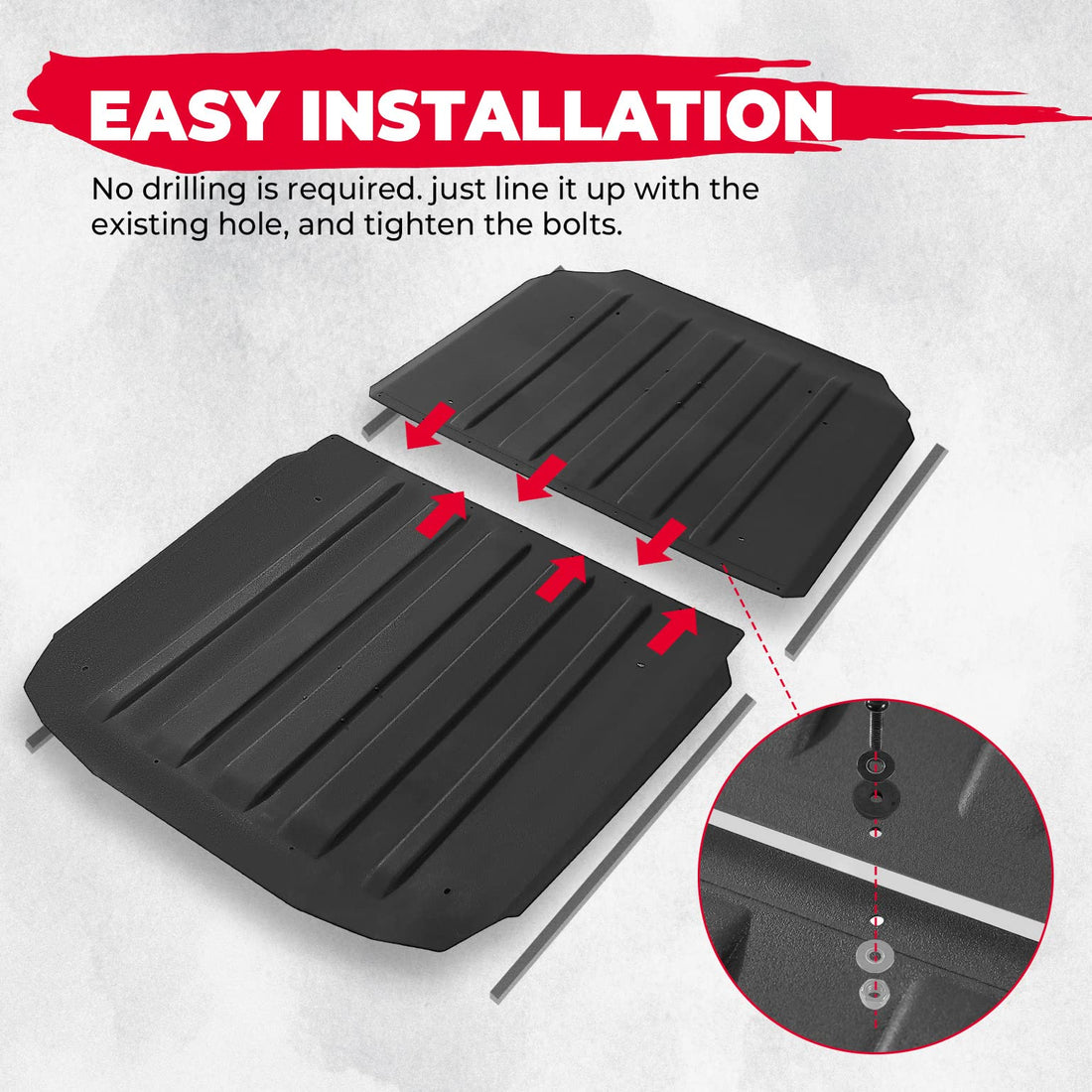 Heavy Duty 4 Doors Hard Roof for Polaris RZR XP 4 1000 / Turbo / S4 - view 5