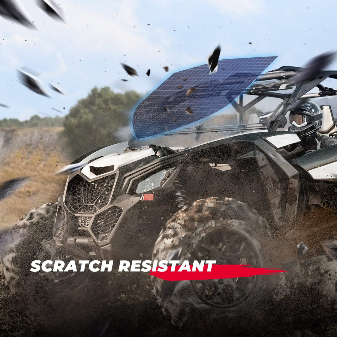 Flip Windshield and Soft Cab Enclosures for 2017+ Can-Am Maverick X3 - view 8