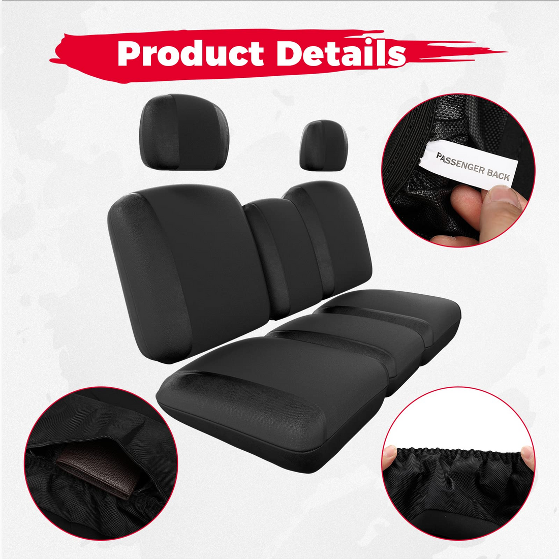 UTV Seat Cover for Can-Am Defender HD5|7|8|9|10 - view 6