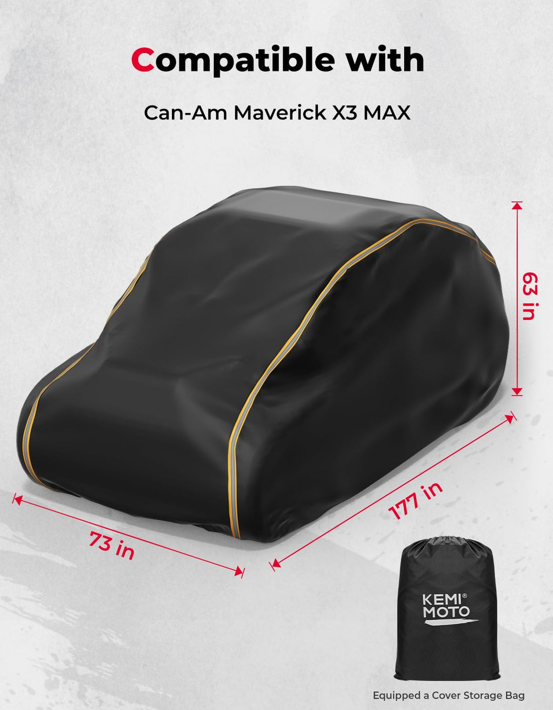 UTV 4-Seater Cover for Can-Am Maverick X3 Max / RZR / General - view 6