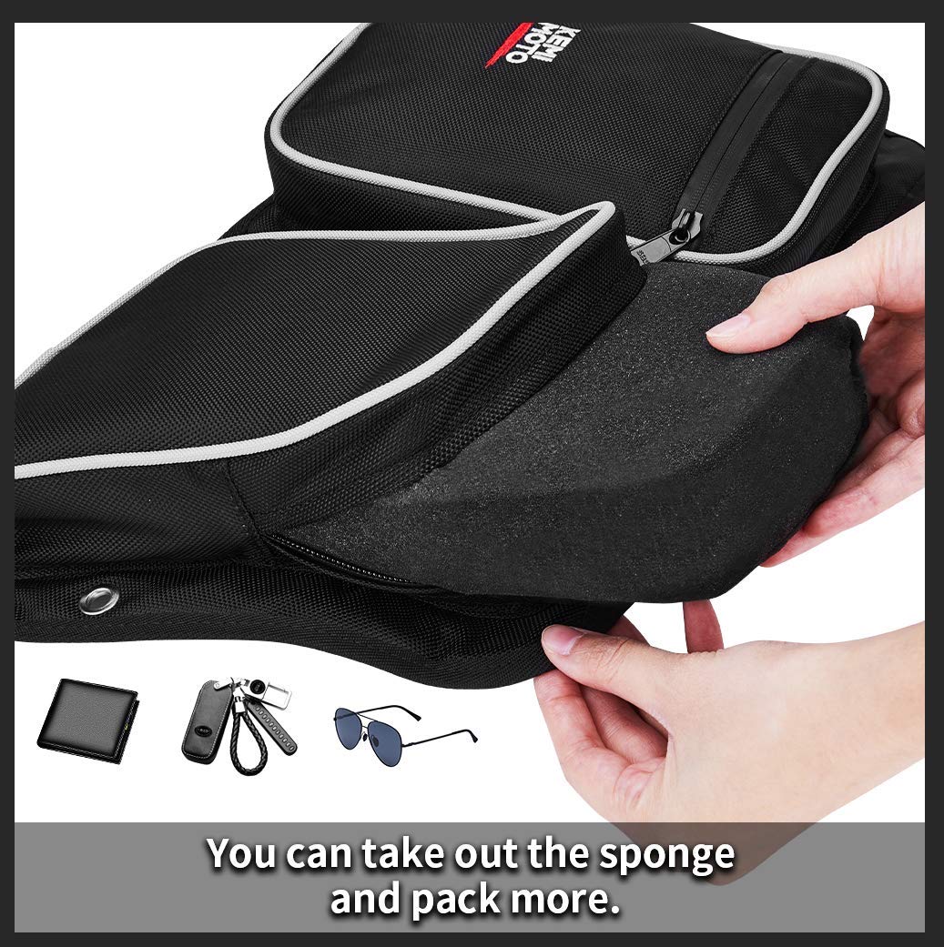 Rear Door Bags with Knee Pad for Polaris RZR XP 4 1000 2014-2023 - view 6
