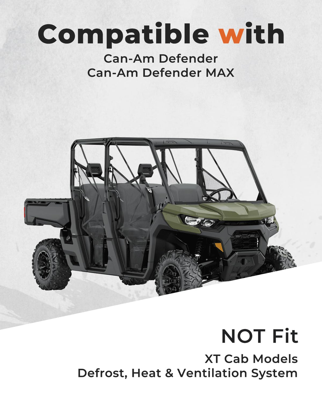 2PCS Dash Storage Nets for Can-Am Defender / MAX - view 6