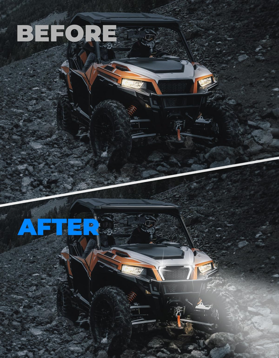 2x Front Fang Accent Light Turn Signal for Polaris General 1000 2016-2024 - view 6
