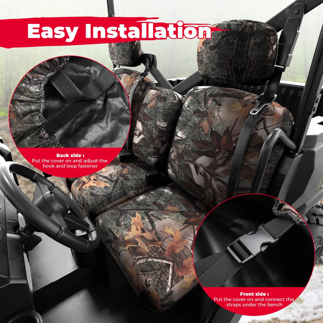 Camouflage Seat Cover for Can-Am Defender HD5|7|8|9|10 - view 6
