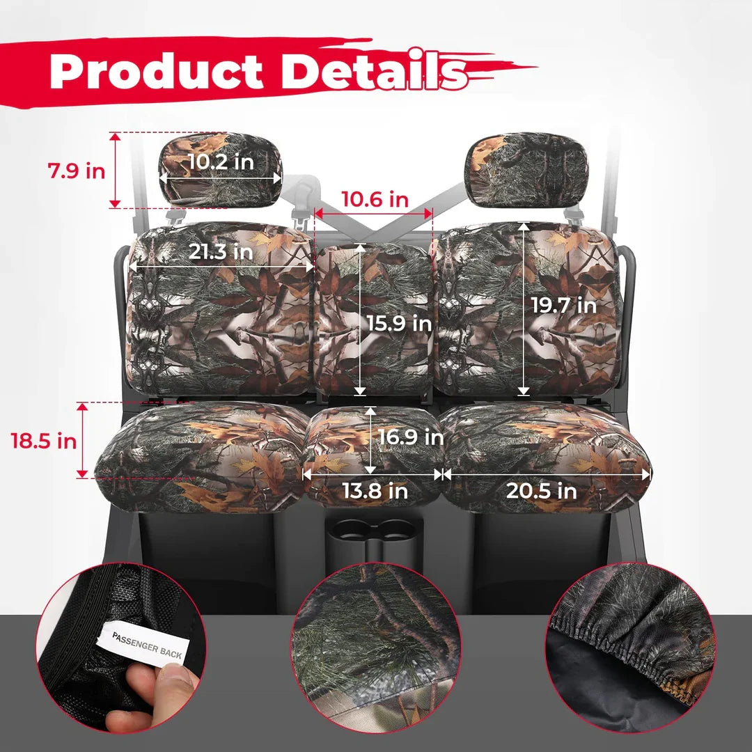 Camouflage Seat Cover & TPE Floor Mats for Can-Am Defender HD7|8|9|10 - view 6