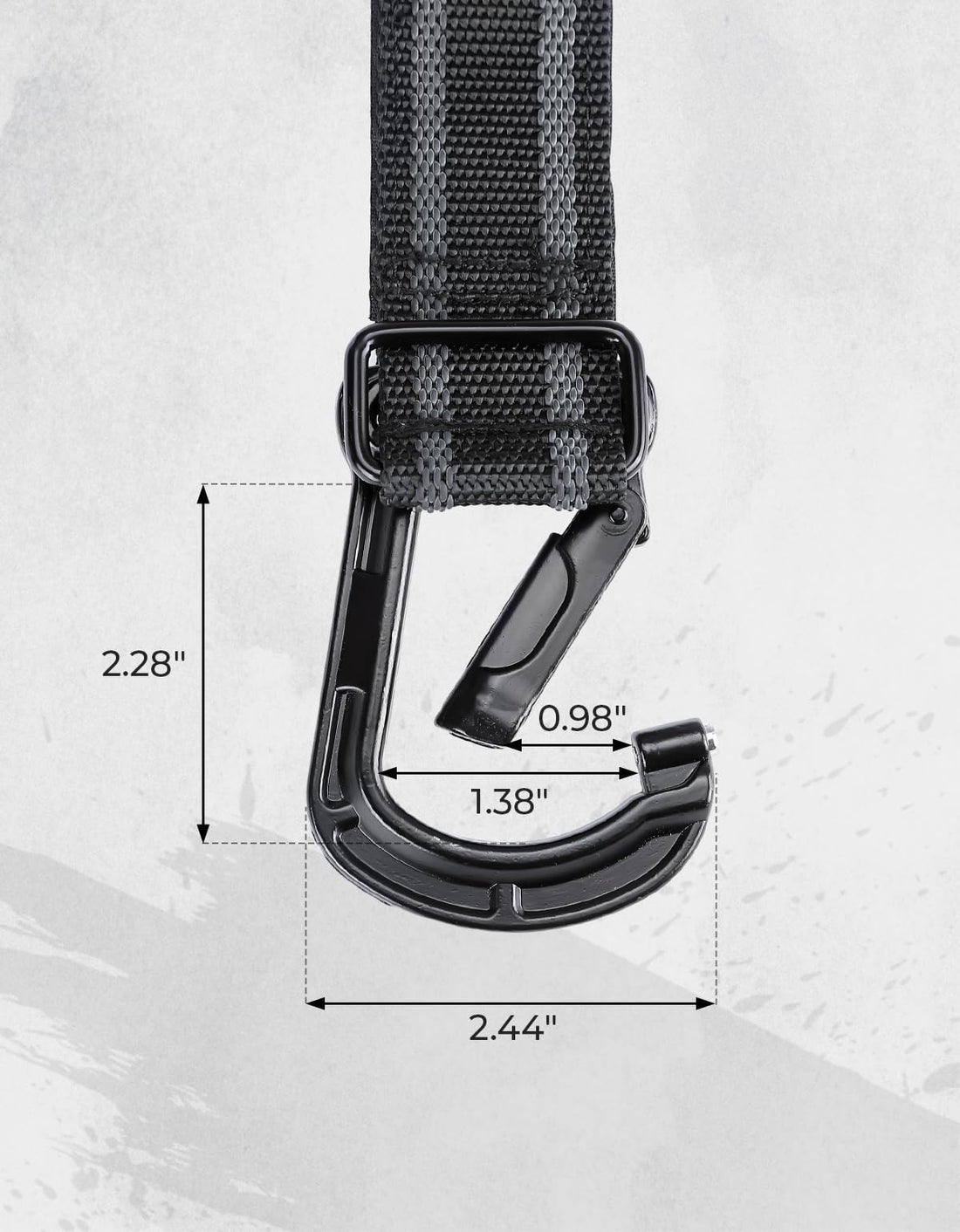 2 pcs UTV Helmet Hanger Hook fits 1.5" -2.0" Roll Bar for Polaris RZR, Can Am - view 7