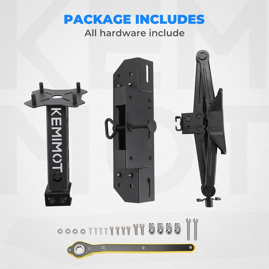 UTV Spare Tire Mount for Polaris Ranger 500 1000 XP 1000 - view 7