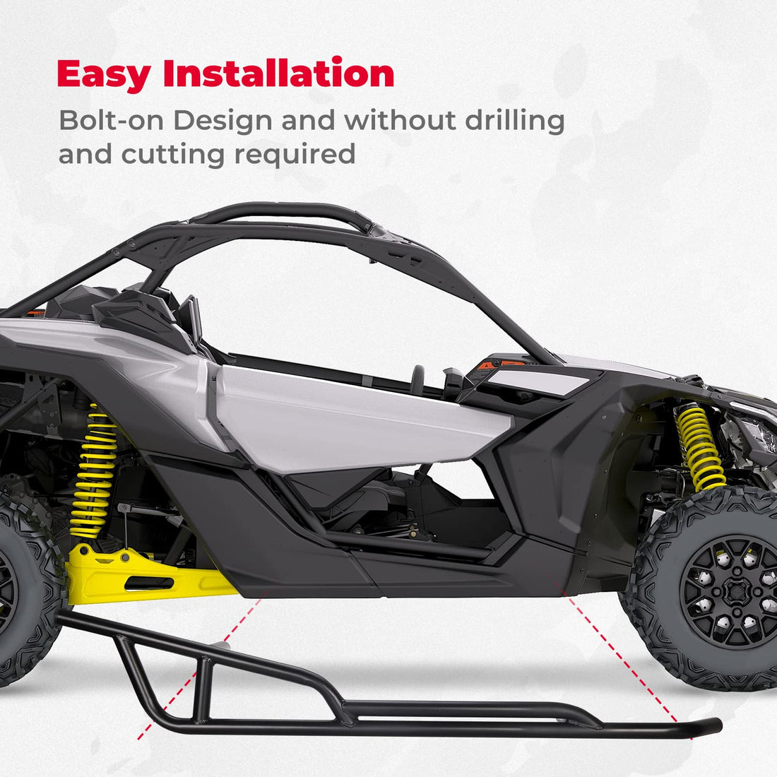 Plastic Roof & Nerf Bars for Can-Am Maverick X3 - view 9