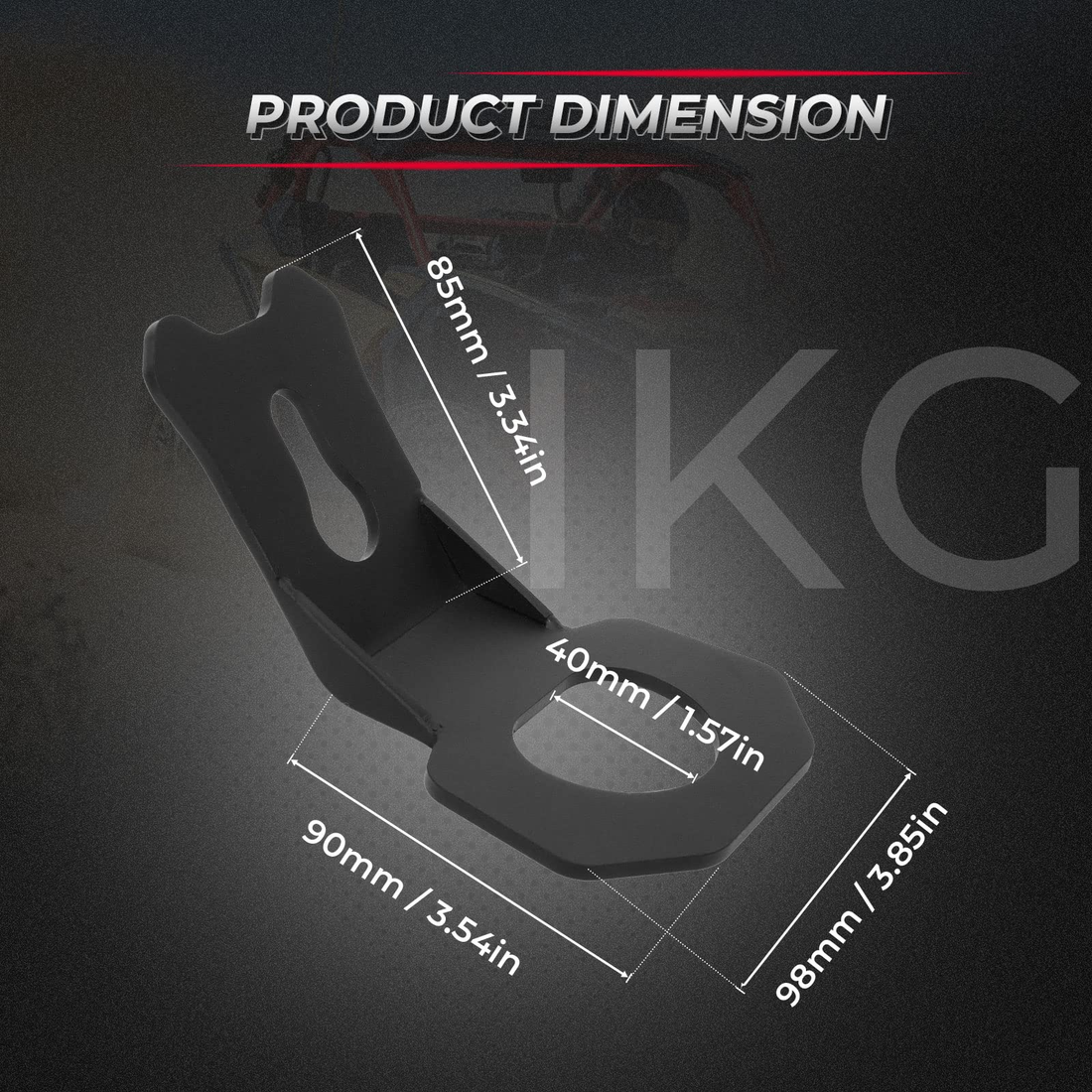 4PCS Tie Down Brackets Hooks for Can-Am Maverick X3 / MAX - view 7