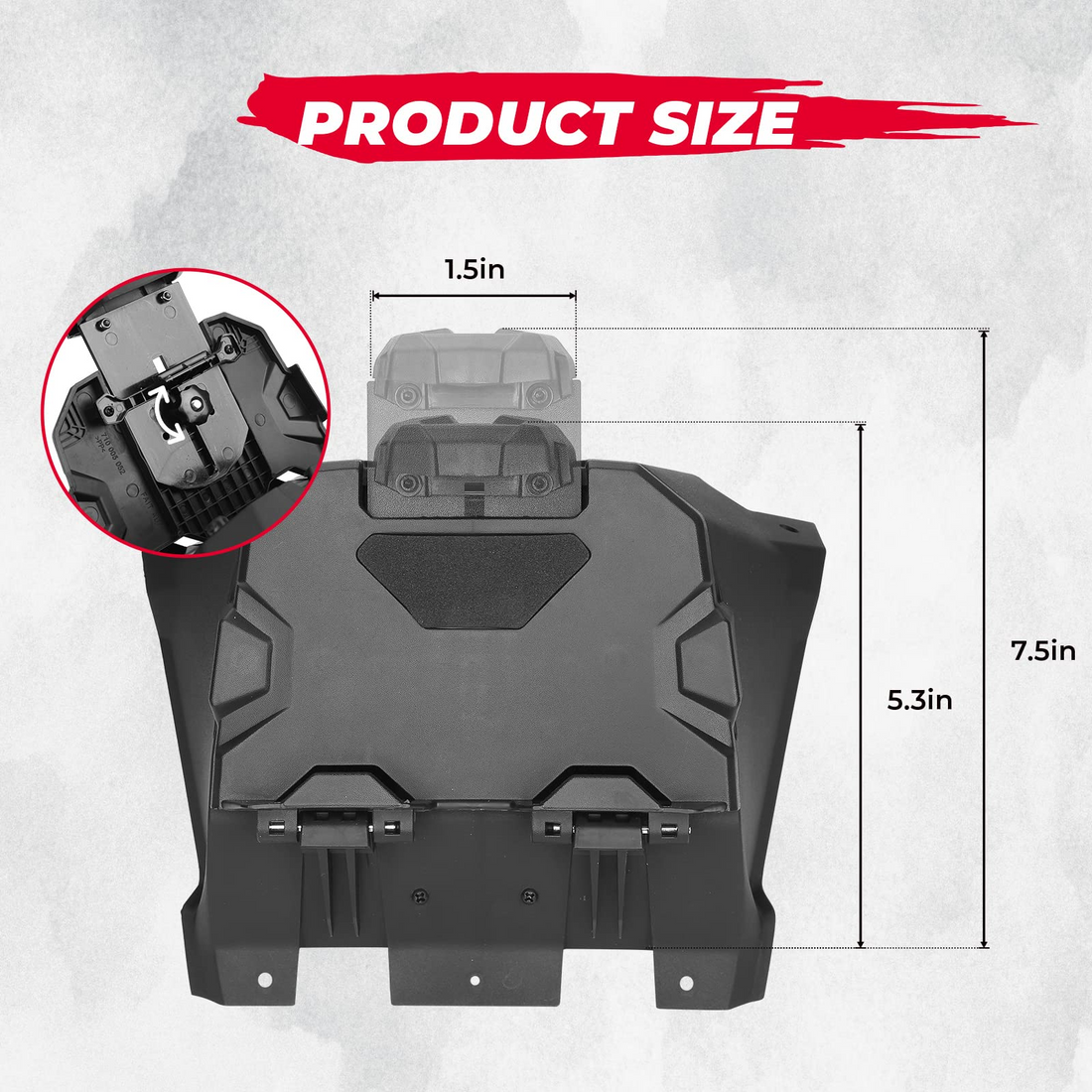 Tablet Holder With Storage Box for Polaris RZR PRO XP / TURBO - view 7