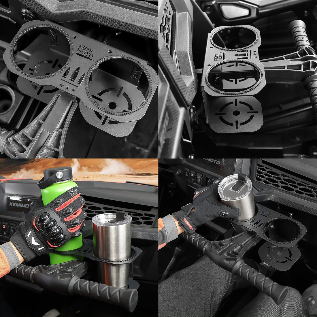 Upgrade Stable Grab Bar Cup Holder for Polaris RZR XP - view 10