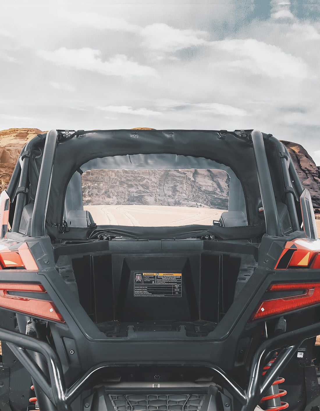 UTV Soft Rear Windshield for RZR PRO XP / Turbo R - view 8
