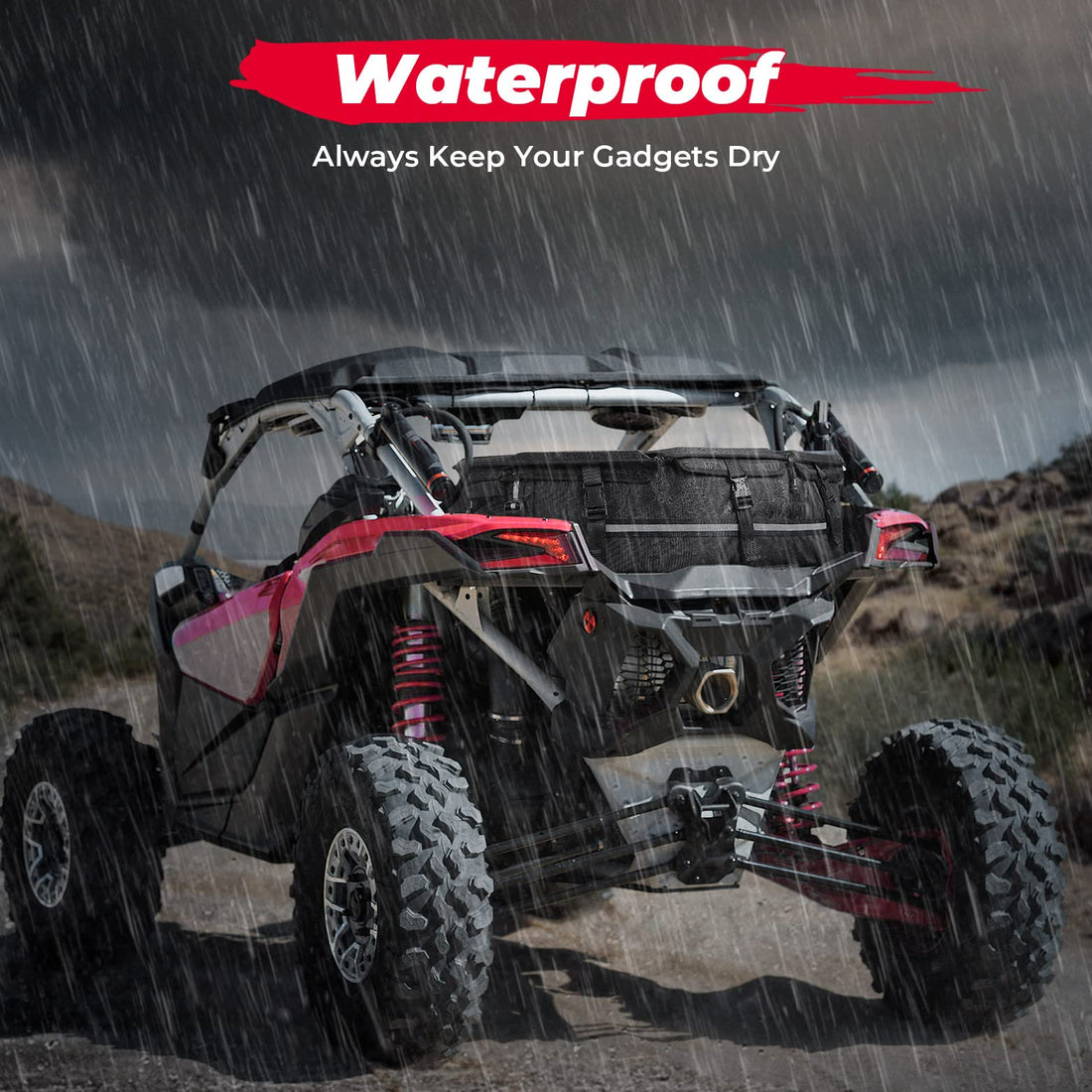 Rear & Roof Storage Bags for Can-Am Maverick X3 - view 8