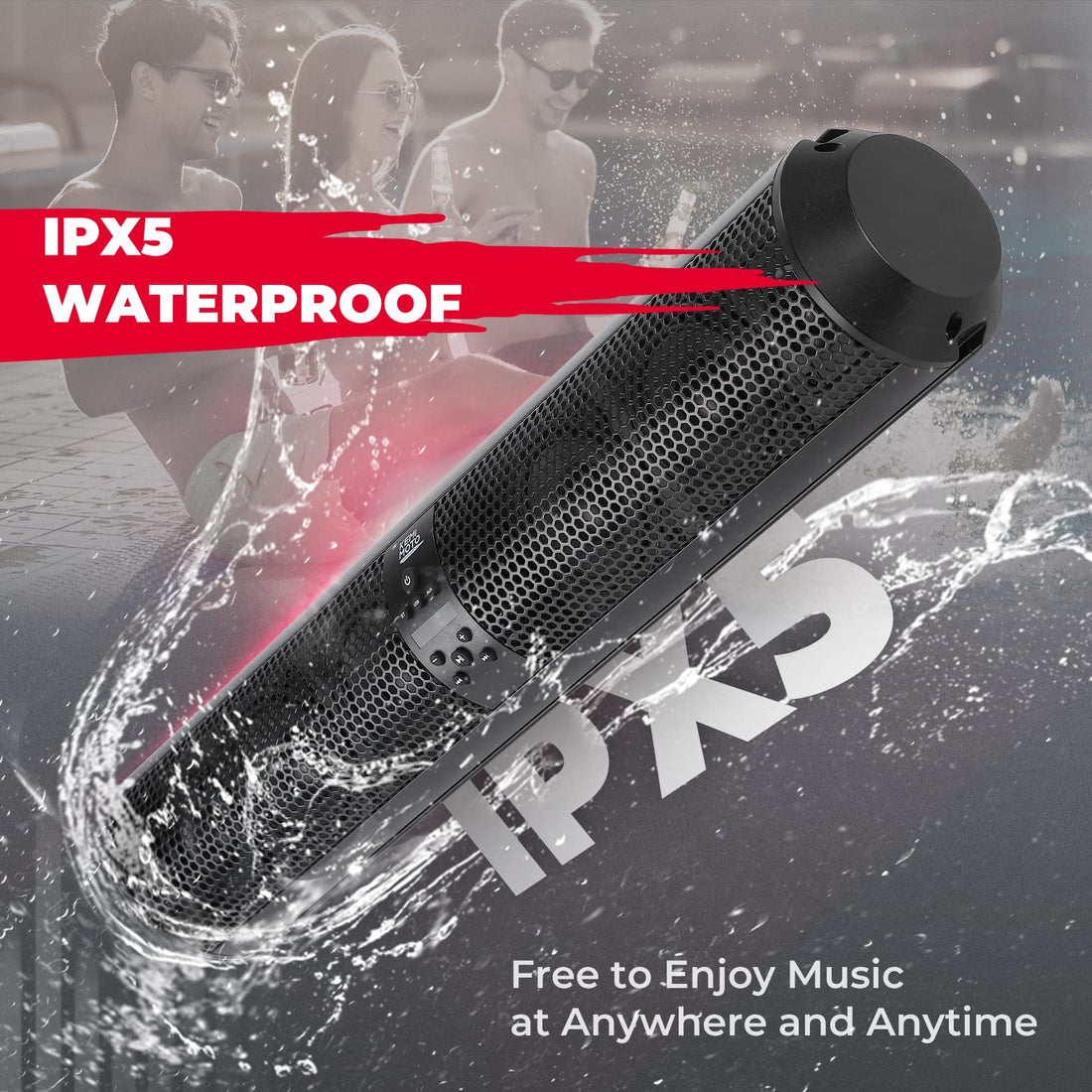 6 Speaker 28" UTV Bluetooth Sound Bar for Polaris RZR / 570 / 800 / 900 / XP / 1000 / Pro - view 8