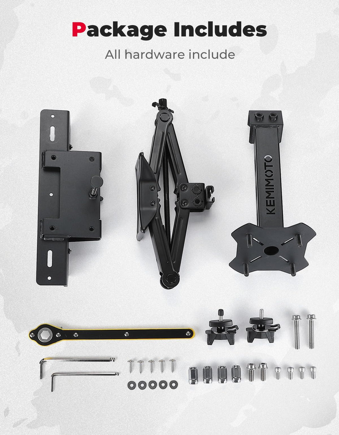 UTV Spare Tire Holder for Can-Am Defender HD5|7|8|9|10 - view 7