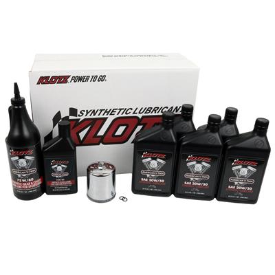 Klotz Synthetic Premium V-Twin Oil Service Kits - KH110