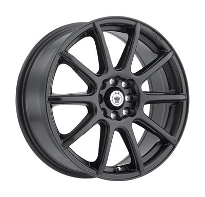 Konig Control Matte Black Wheels - CL77D04405