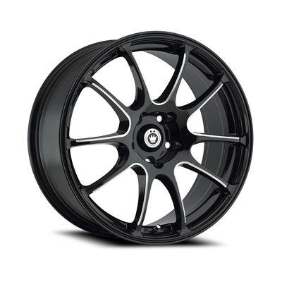 Konig Illusion Gloss Black Wheels with Machined Spokes - IL77514405
