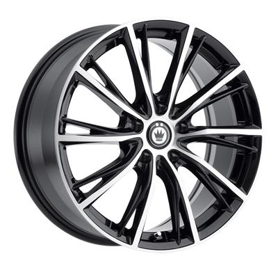 Konig Impression Gloss Black Wheels with Machined Face - IP77514405