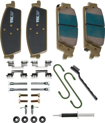 Mevotech TTX Premium Ceramic Brake Pads - TXBPC1707
