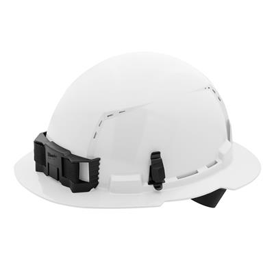 Milwaukee Full Brim Vented Hard Hats with 4-Point Ratcheting Suspension - 48731201