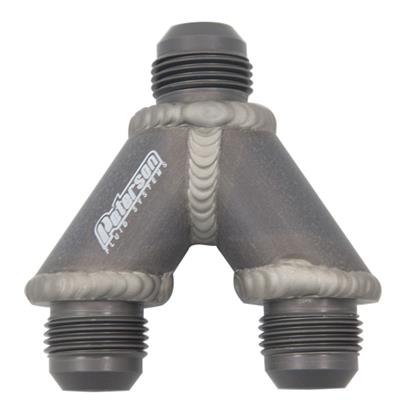 Peterson Fluid Systems Y-manifold -16 Male to -16/16 - 101735