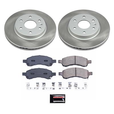 PowerStop Z17 Evolution Plus Semi-Coated Rotor Brake Kits - SC4657