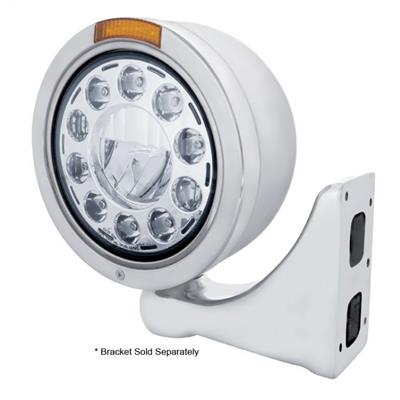 United Pacific Half Moon Bullet Headlight Assemblies - 31568