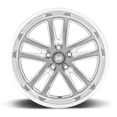 U.S. Mags Bullet U130 Textured Gunmetal Wheels with Machined Lip - U13020807345